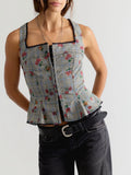 Jolie Corset in Black Combo