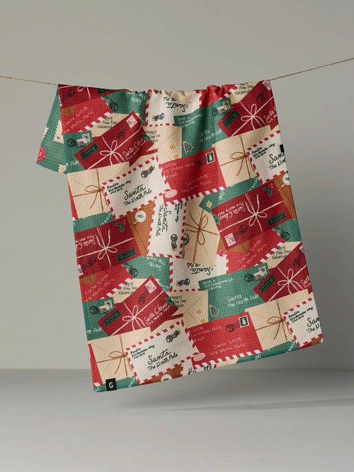 Merry Mail Luxe Kitchen Towel
