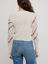 Highland Mist Cardi in Sugar Mist Combo