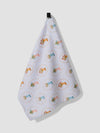 Rainboots in Bloom Tea Towel
