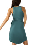 Archer Dress in Dusty Teal