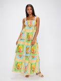 Peyton Midi Dress in Country Bouquet