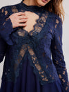 First Crush Lace Tunic in Deeper Iris