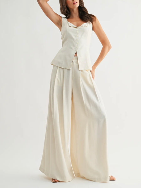 High Power Pants in Cream
