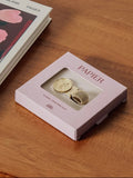 Floral Coin Metal Pin Clip