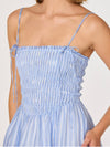 Lahela Dress in Blue Stripe