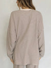 Levi Top in Almond Stripe