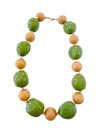 Katherine Statement Necklace in Green Mix