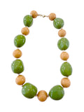 Katherine Statement Necklace in Green Mix