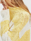 Opal Rugby Stripe Sweater in Lemon Combo