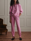 The Slim Cuff Pant 27.5 in Moonlite Mauve