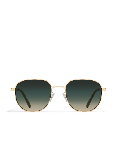 Big Time Sunnies in Gold & Palm Taupe