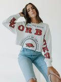 Arkansas Cropped Long Sleeve in White