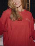 Woo Pig Henley Top in Red