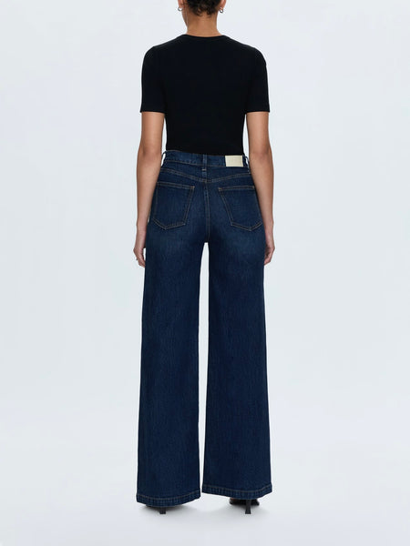 Lana High Rise Ultra Wide Jean in Elevation