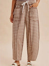 Outfit Check Barrel Pant in Mocha