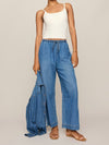 The Sidelines Denim Track Pant in Dreamstate