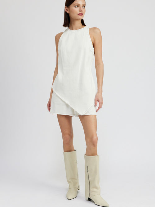 Anika Romper in Ivory