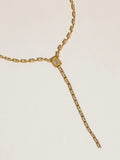 Cieline CZ Lariat Necklace