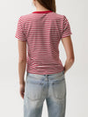 Alba Shrunken Tee in Racer Red