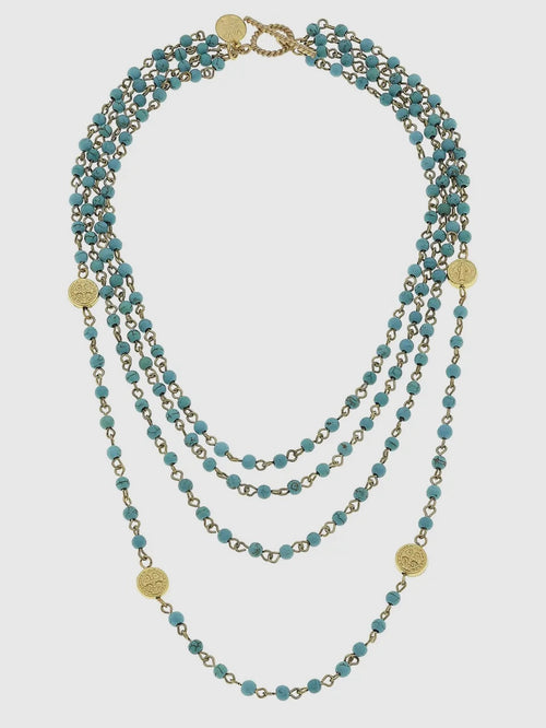 Turquoise Linked Necklace