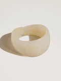 Caelia Resin Bangle in White