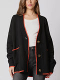 Pumpkin Patch Cardi in Black