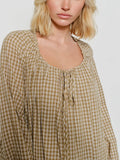 Plaid About Her Mini Dress in Olive