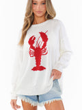 Woodsy Sweater in Lobster Knit