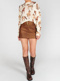 Bonfire Sweater in Wild Horses Knit