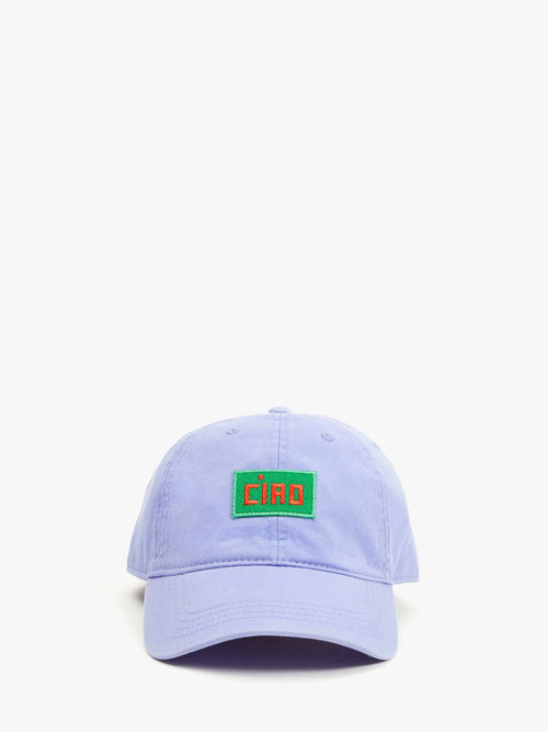 Baseball Hat in Lilac & Green CIAO Patch