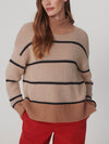 Holland Knit Sweater in Mid Tan