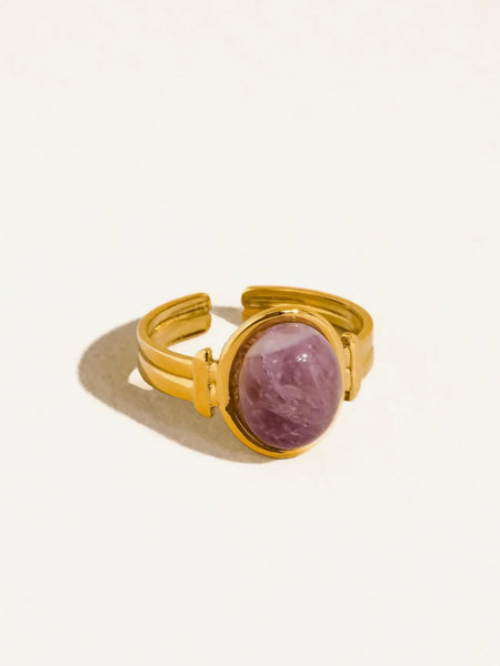 Jett Stone Ring in Purple
