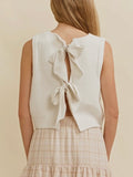 Tying The Knot Sweater Tank in Ivory
