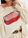 Graphic Camden Pullover in Sardine Combo
