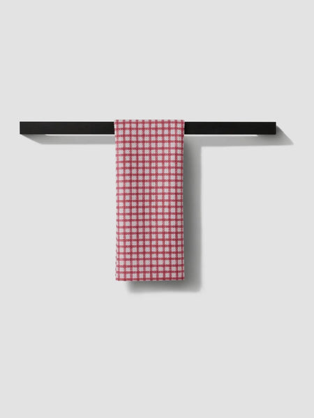 Fireside Plaid Red Tea Towel