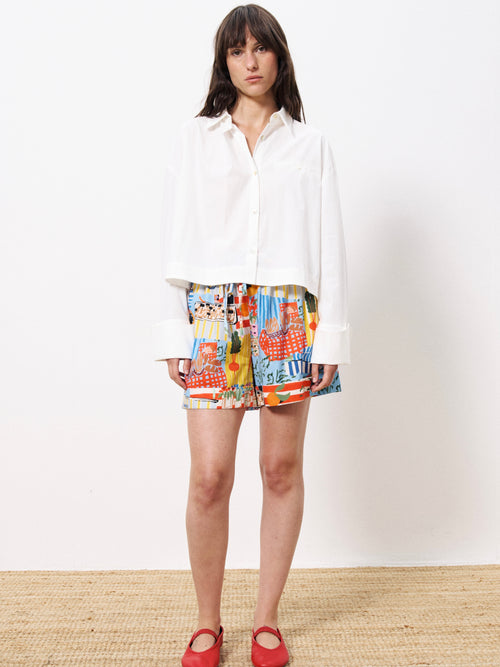 Annea Short in Marche Bleu
