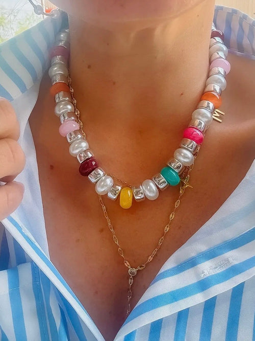 Joyful Beaded Necklace