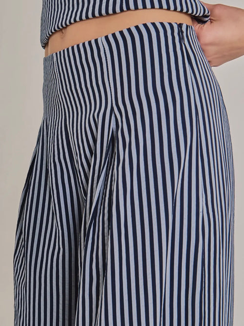 Lots of Lines Pants in Blue