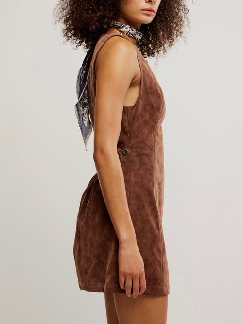 Atlas Suede Mini in Chicory Coffee