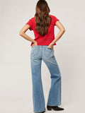 Isla Knit Top in Red