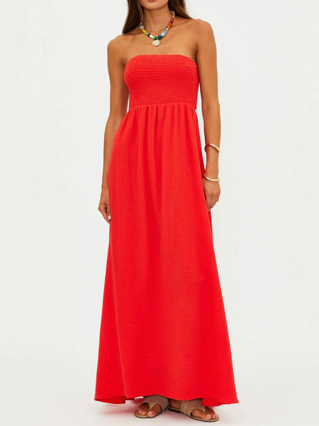 Yula Reversible Dress in Hot Haze