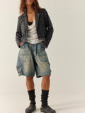 Academia Blazer in Charcoal Combo