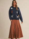 In the Doghouse Cardigan in Navy