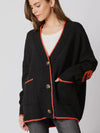 Pumpkin Patch Cardi in Black