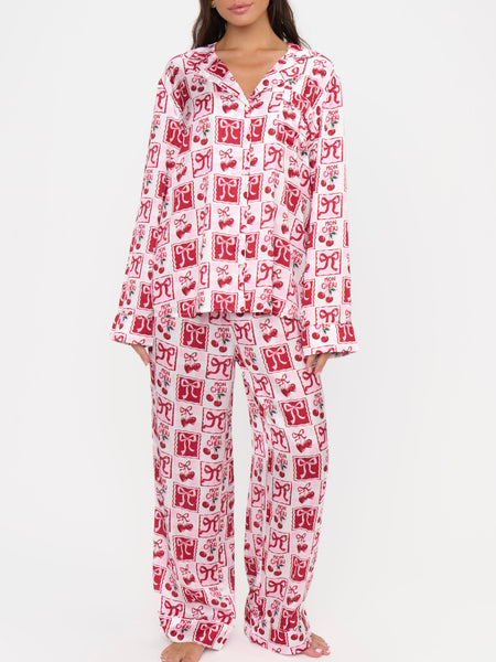 Classic PJ Set in Mon Cheri Silky