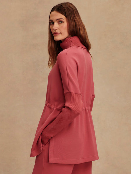 Ethel Cinch Waist Sweat in Mauvewood