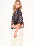 Minori Top in Charcoal Frost