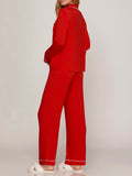 Cozy As Can Be PJ Set in Red