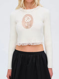 Lyon Knit Top in White